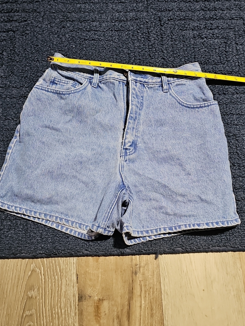 High-Rise Light Wash Denim Shorts — Women’s Jean Shorts